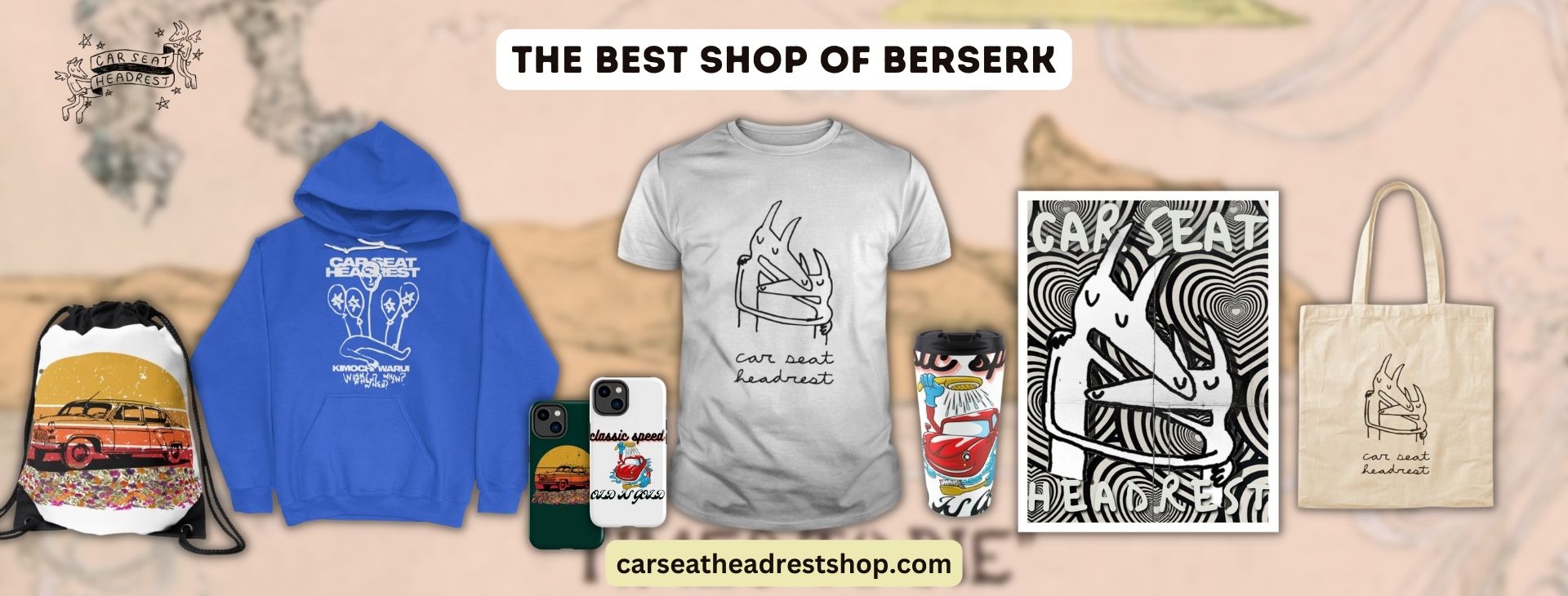 Car Seat Headrest Shop ⚡️ Official Car Seat Headrest Merchandise Store